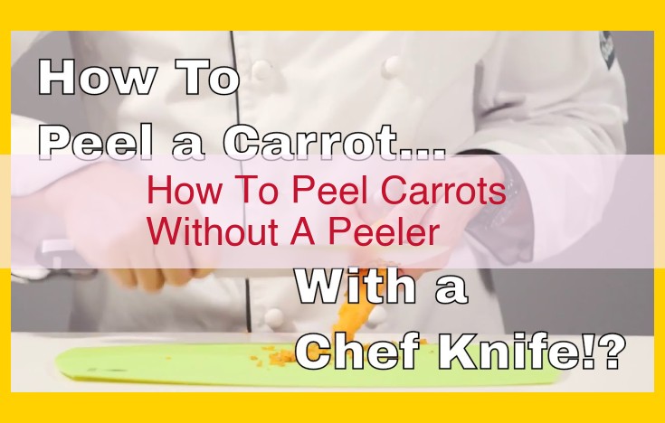 Effortless Carrot Peeling: Say Goodbye to Peelers with This Brilliant Technique