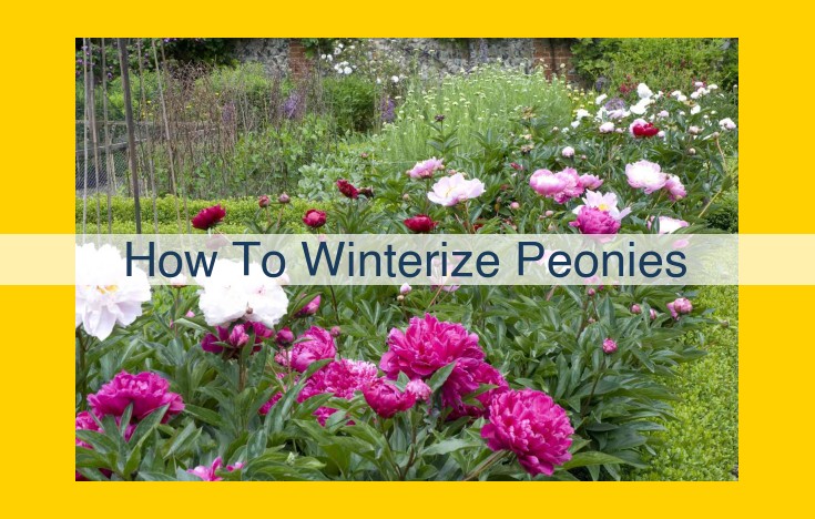 Fall Peony Care: Preparing for Winter's Embrace | Cut, Clean, Mulch