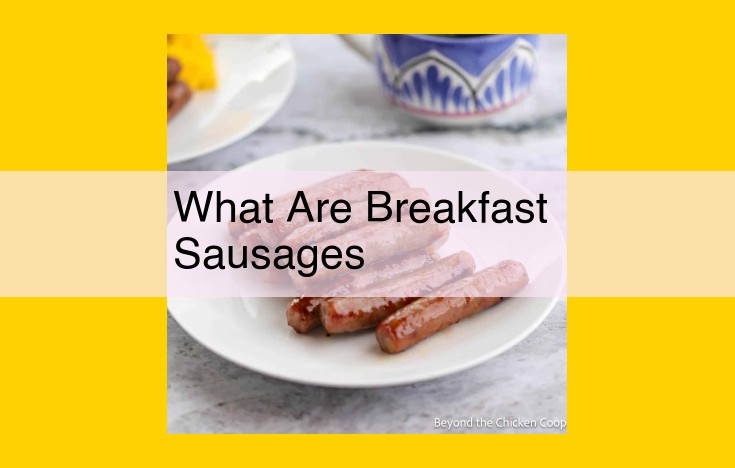 Savory Breakfast Sausages: The Perfect Start to Your Morning