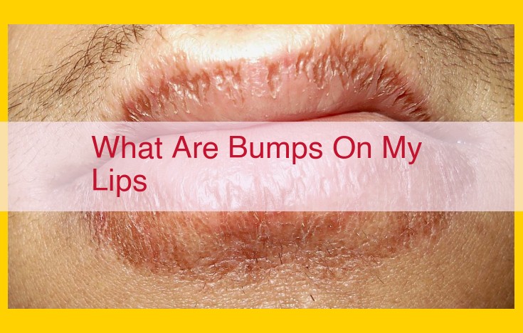 Understanding Lip Bumps: Causes, Symptoms, and Treatment Options