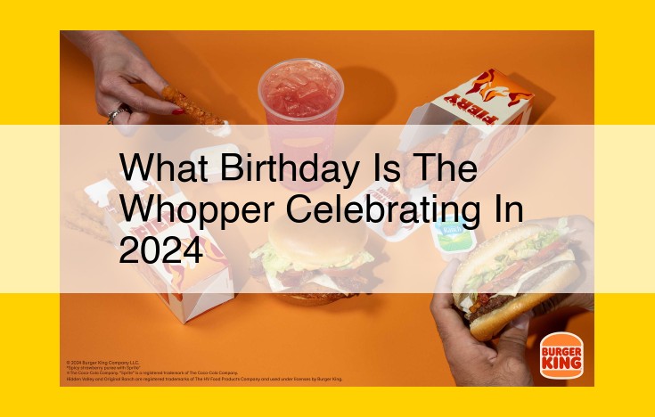 75th Anniversary of Burger King's Iconic Whopper: A Culinary Legacy and Marketing Triumph