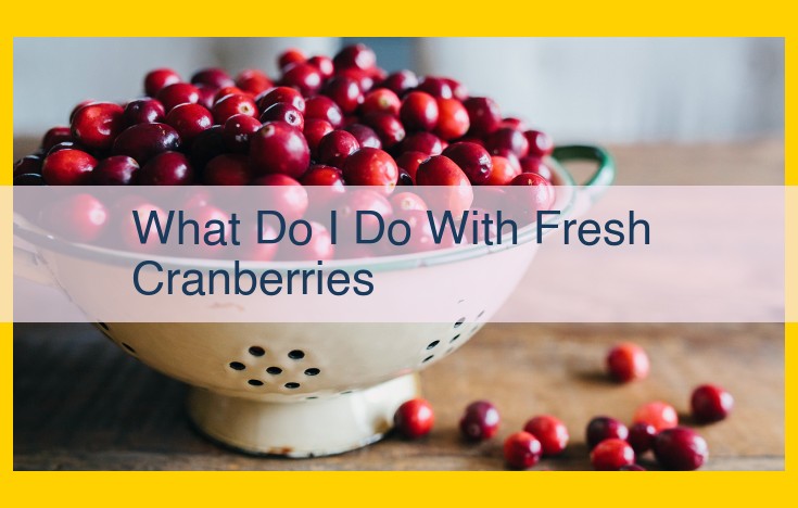 The Ultimate Guide to Cranberries: Nutrition, Versatility, and Culinary Delight