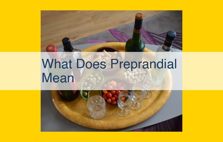Understanding Preprandial Blood Glucose: A Key for Diabetes and Glucose Management