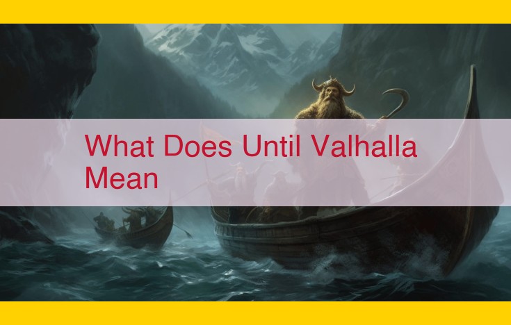 Valhalla: The Norse Afterlife for Fallen Warriors