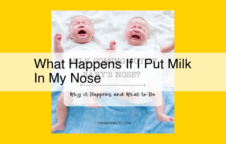 Milk in Nose: Avoid Serious Health Risks for Your Respiratory System