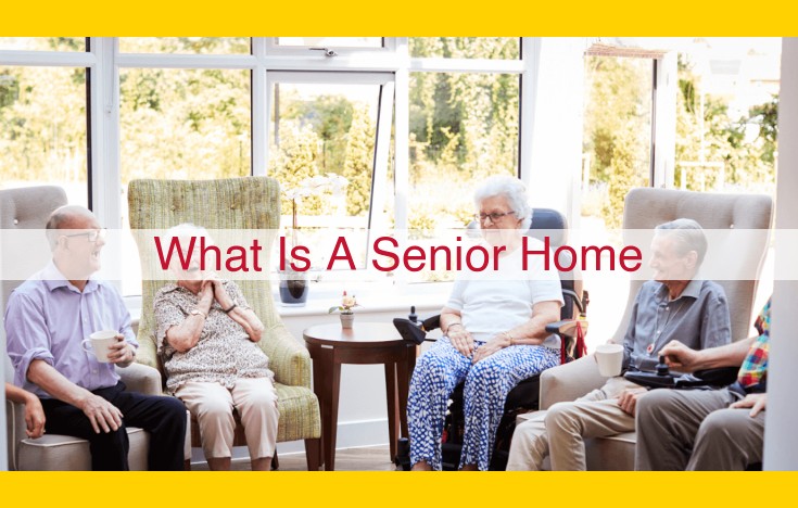 Senior Homes: Specialized Care and Support for Elderly Well-being
