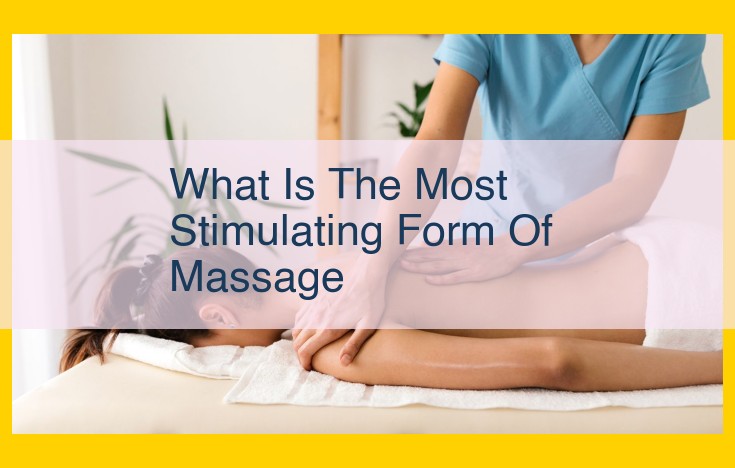 Enhance Your Well-being: Discover the Therapeutic Benefits of Deep Tissue and Percussion Massage