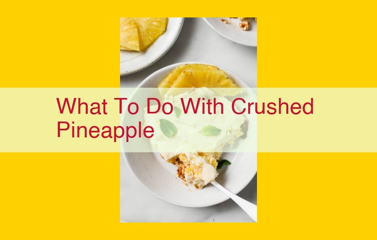 Savory and Sweet Culinary Delights with Versatile Crushed Pineapple: Exploring Flavors