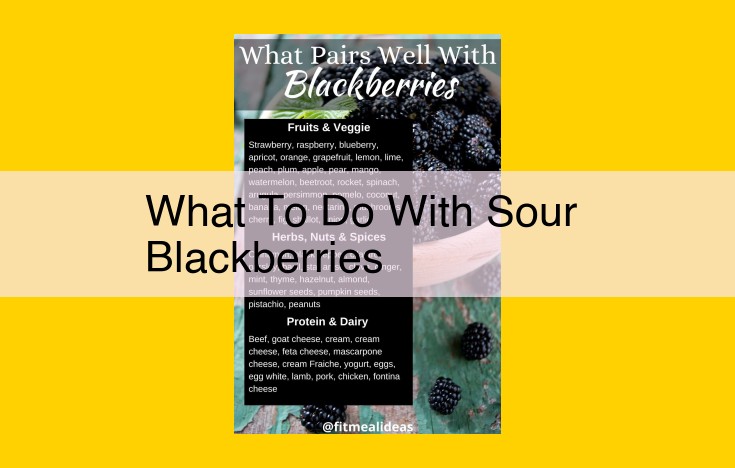Unlock the Zesty Delights of Sour Blackberries: Culinary Inspiration and Versatile Applications
