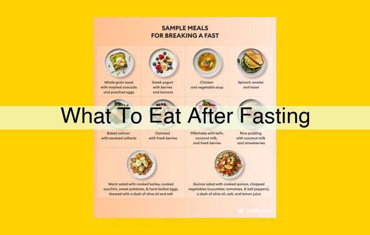 Replenishing Essential Nutrients After Fasting: A Comprehensive Guide to Balanced Nutrition