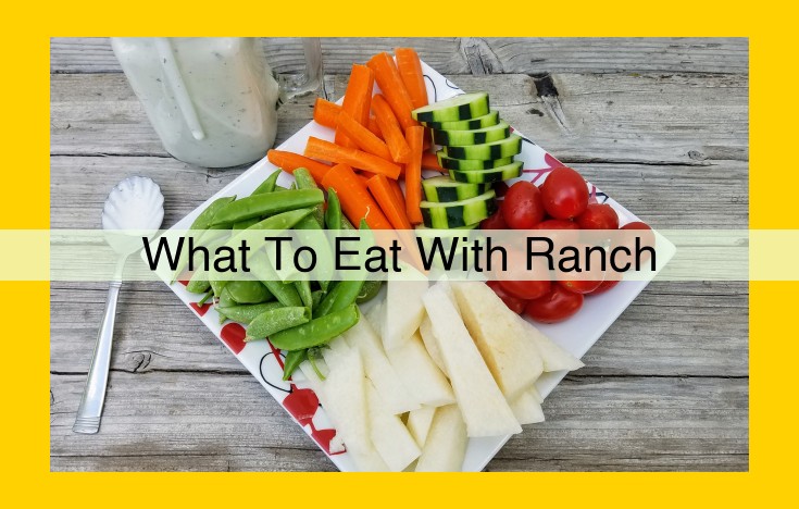 Flavorful Ranch Dressing: The Ideal Complement for Diverse Dishes