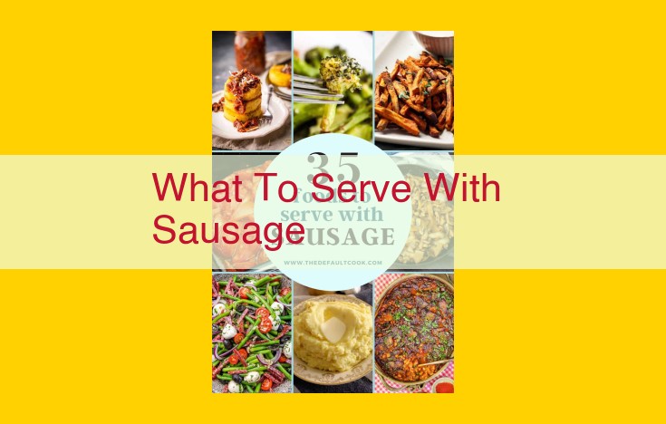 Elevating Sausage Delights: A Symphony of Savory Accompaniments