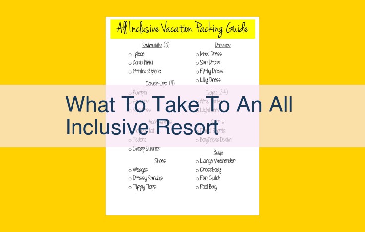 Essential Resort Packing Guide for Every Body Type and Comfort