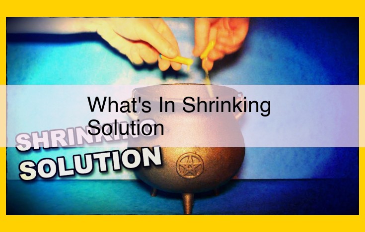 Smart Guide to Shrinking Solution Ingredients: Understanding Fabric Reduction Agents